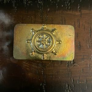 Penco ship wheel belt buckle